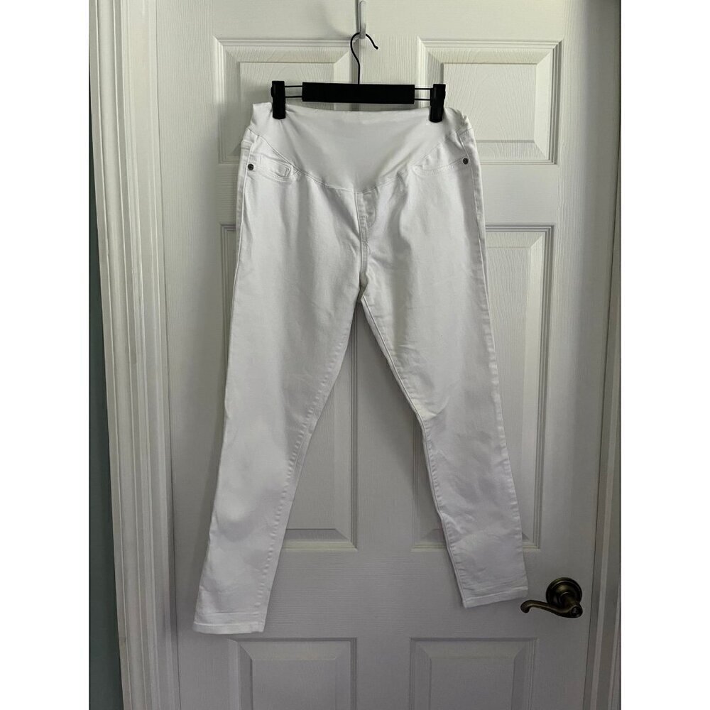 Maternity White Jeans